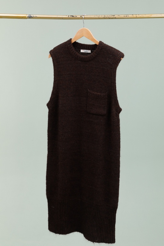 Midi dresses Women Brown Ki & Love  YF591 Efashion Paris