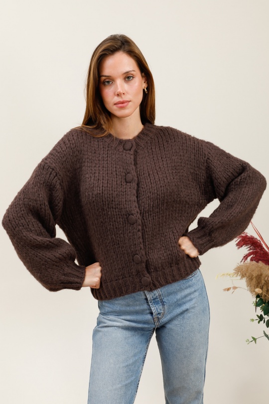 Gilets Femme Choco Ki & Love  KL8835 Efashion Paris