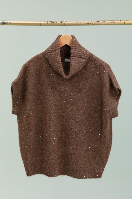 Jumpers Women Brown Ki & Love  QS6016 Efashion Paris