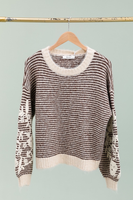 Jumpers Women Brown Ki & Love  QS6020 Efashion Paris
