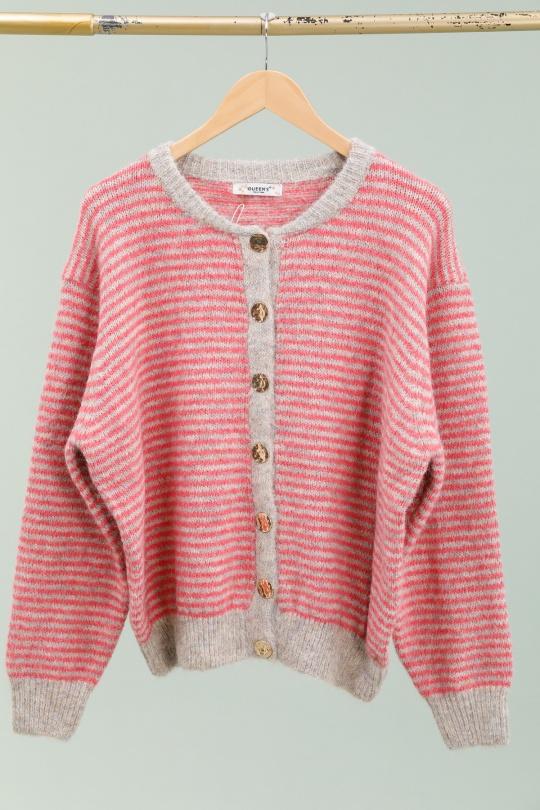 Gilets Femme Fushia Ki & Love  AS8005 Efashion Paris