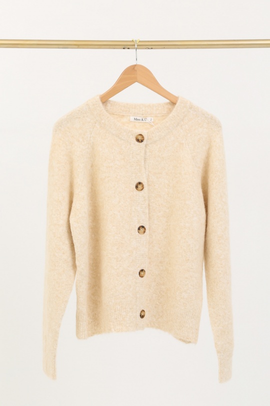 Gilets Femme Beige Ki & Love  KL8851 Efashion Paris