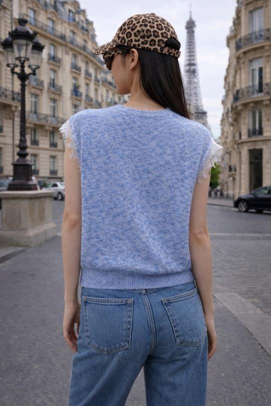 Gilets Femme Beige Ki & Love  AS8028 Efashion Paris