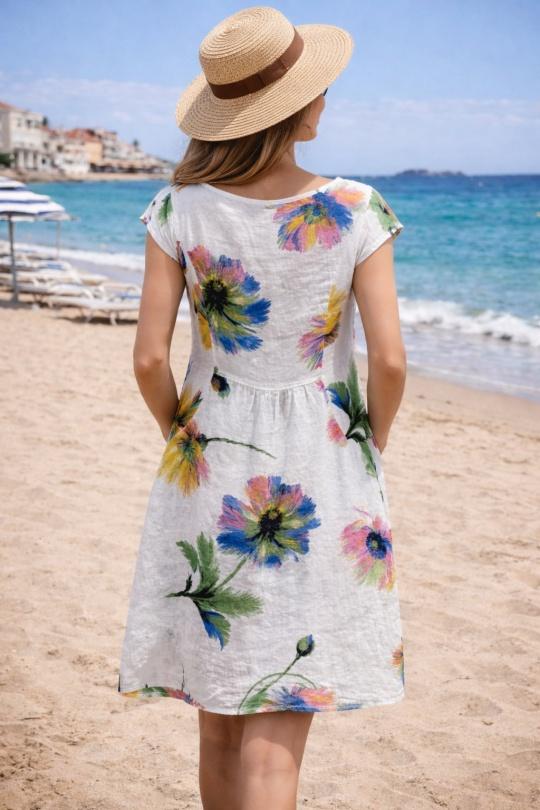 Short dresses Women Fushia Ki & Love  GL98135V Efashion Paris