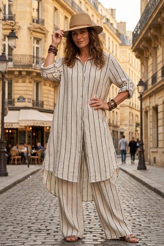 Robes mi-longues Femme Bleu clair Ki & Love  SJ4580 Efashion Paris