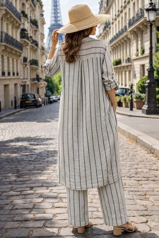 Robes mi-longues Femme Bleu clair Ki & Love  SJ4580 Efashion Paris