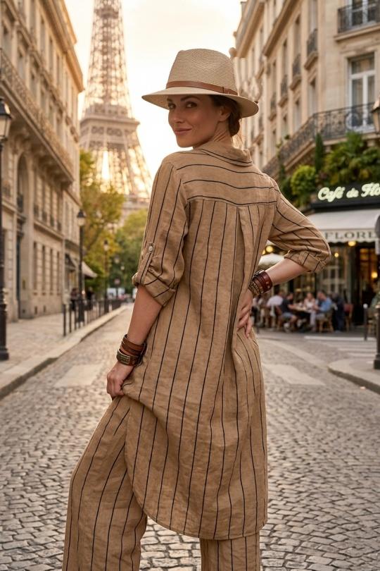 Robes mi-longues Femme Bleu clair Ki & Love  SJ4580 Efashion Paris