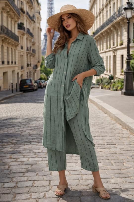 Robes mi-longues Femme Bleu clair Ki & Love  SJ4580 Efashion Paris