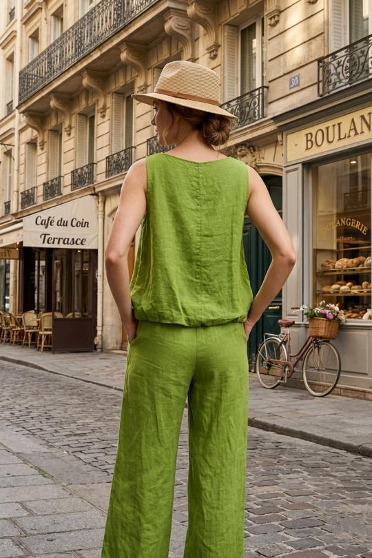 Débardeurs Femme Beige Ki & Love  SJ5553 Efashion Paris