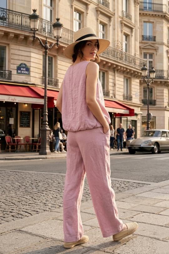 Débardeurs Femme Beige Ki & Love  SJ5553 Efashion Paris