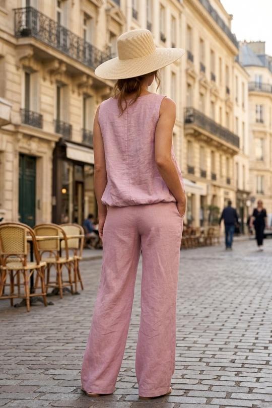 Débardeurs Femme Beige Ki & Love  SJ5553 Efashion Paris