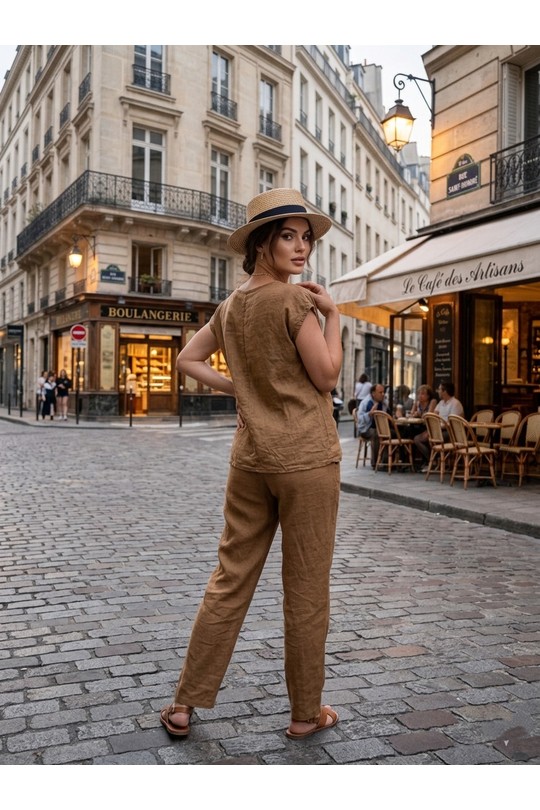 Tops Femme Beige Ki & Love  SJ3863 Efashion Paris