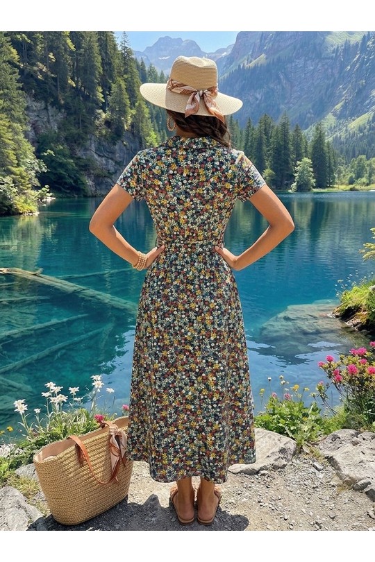 Robes longues Femme Noir Ki & Love  KL192D-55# Efashion Paris