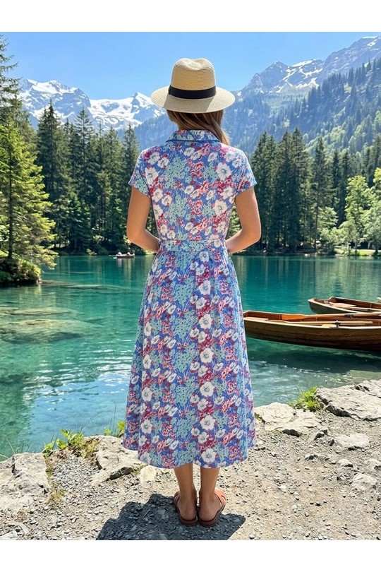 Robes longues Femme Fushia Ki & Love  KL192D-64# Efashion Paris