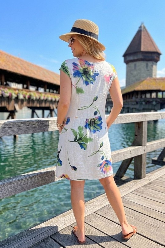 Short dresses Women Fushia Ki & Love  GL98135V Efashion Paris