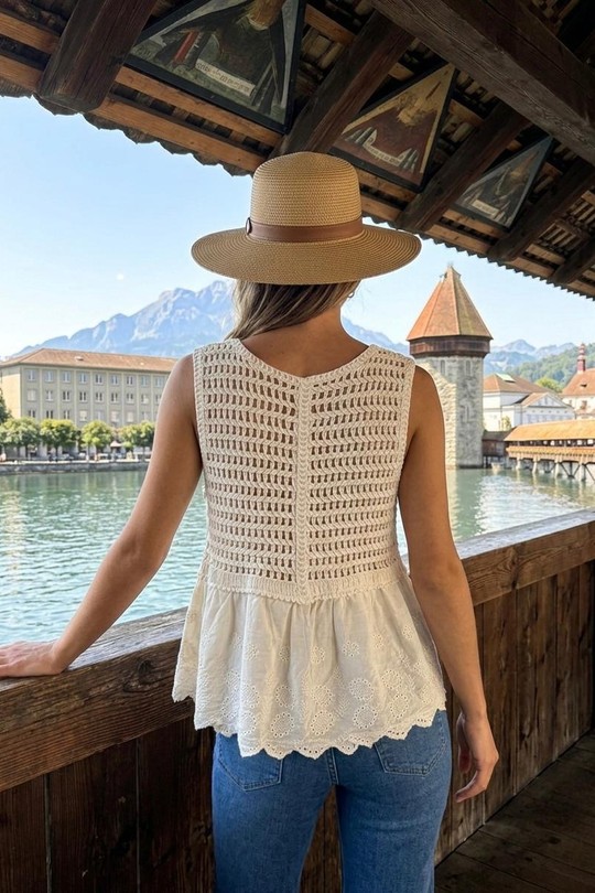 Tops Femme Beige Ki & Love  A123 Efashion Paris