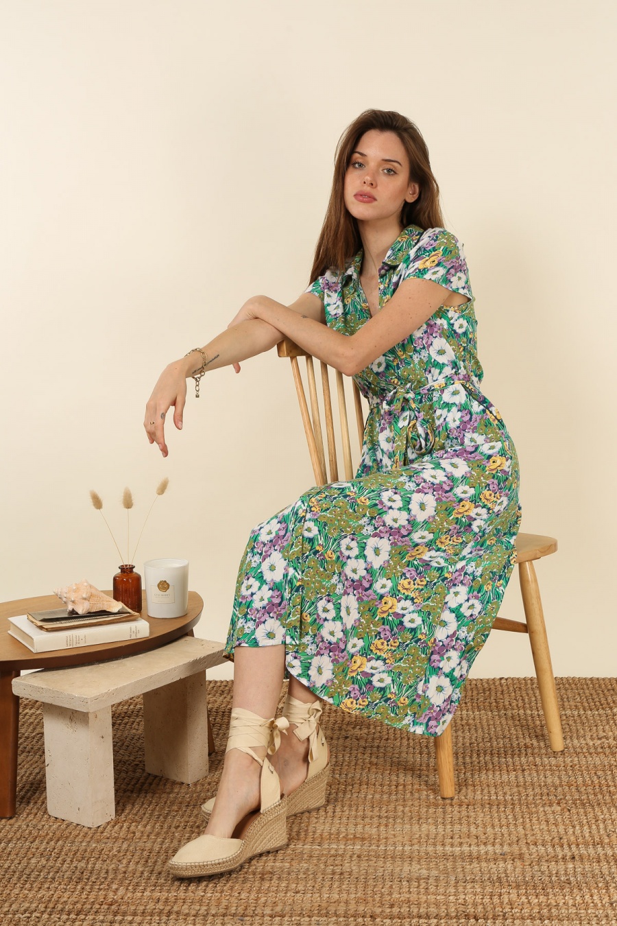 Robes longues Femme Fushia Ki & Love  KL192D-64# #c Efashion Paris