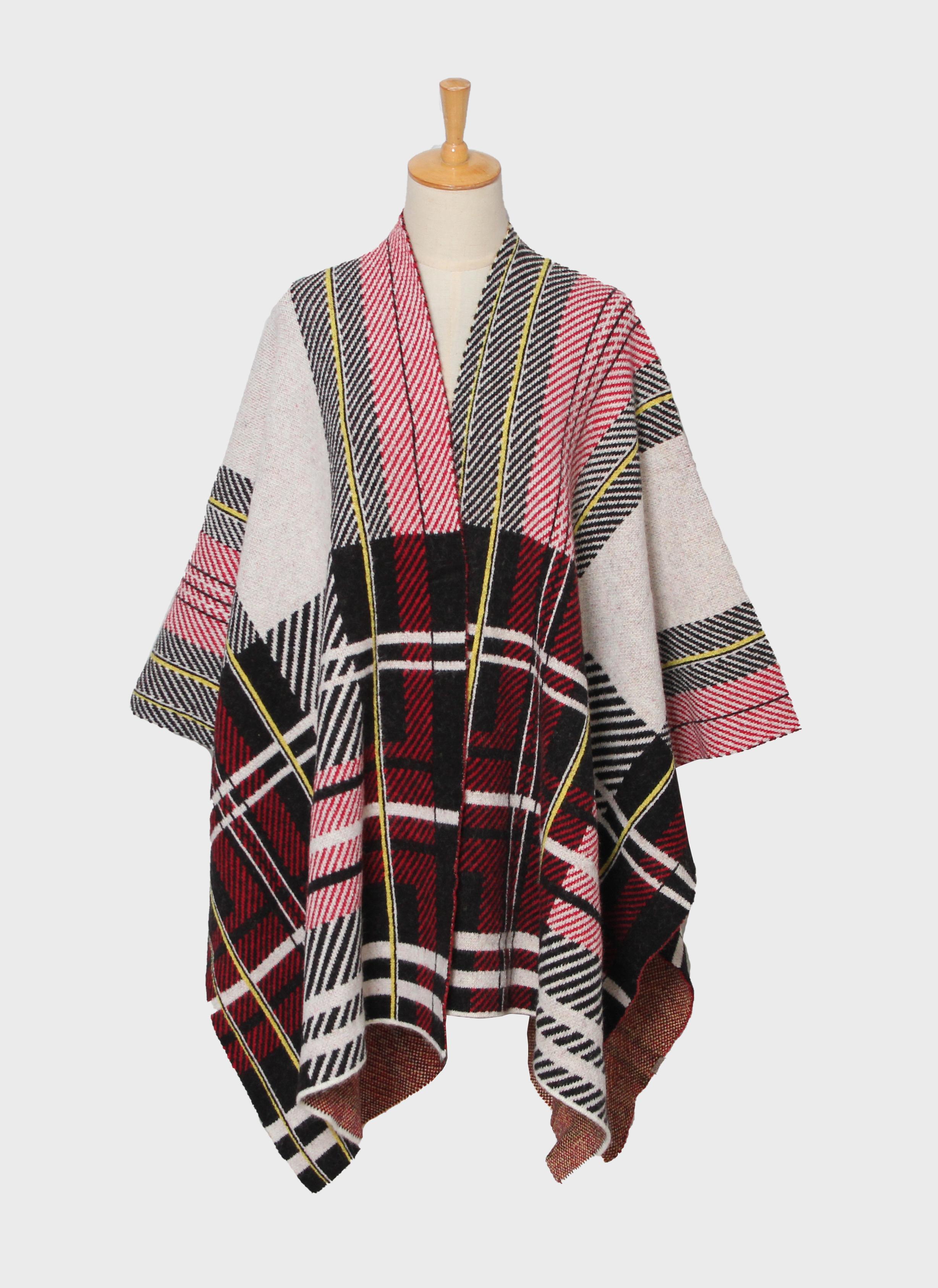 Mantelle e poncho Donna White Ki & Love  F-40902 #c Efashion Paris