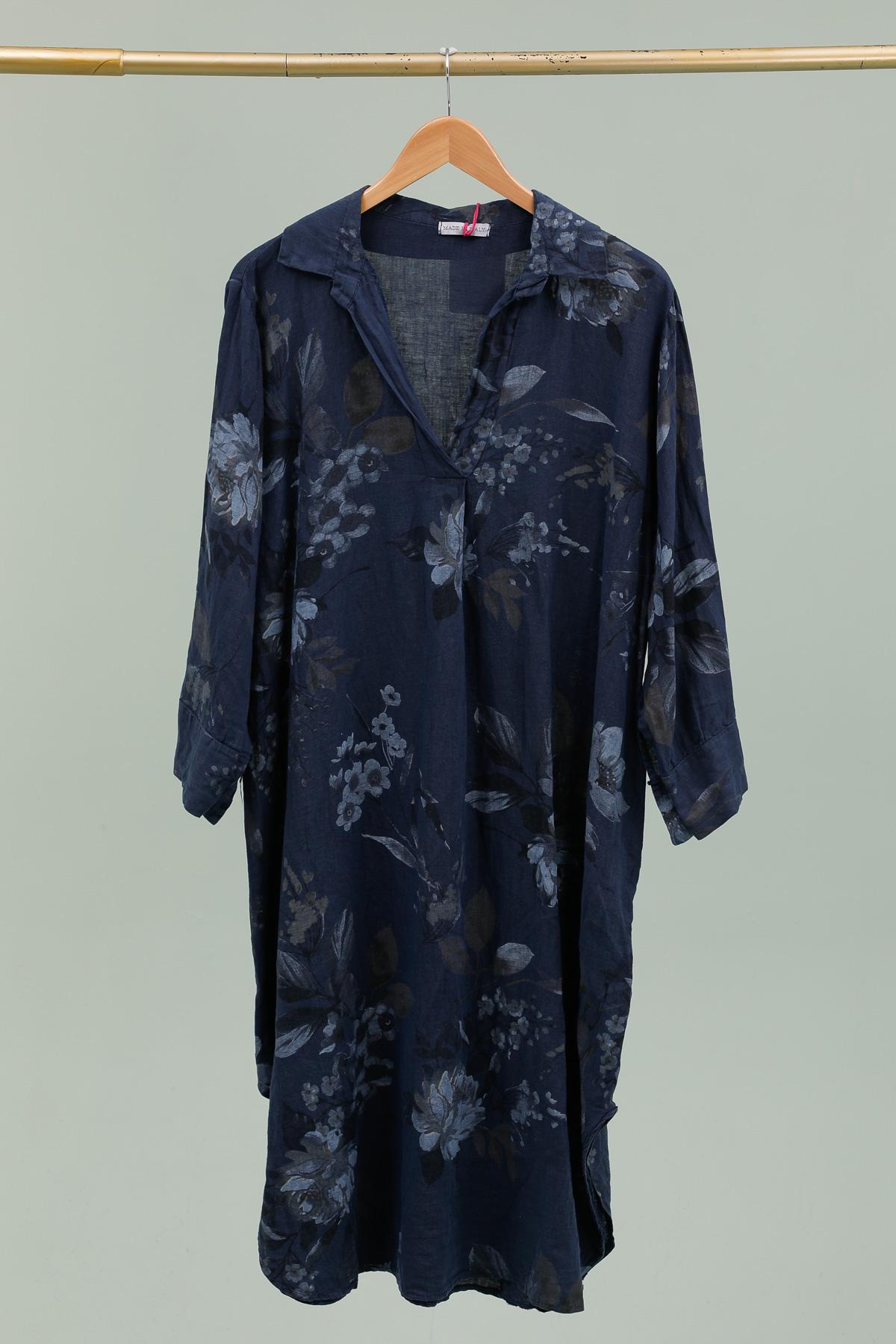 Robes mi-longues Femme Bleu marine Ki & Love  GL00849 #c Efashion Paris