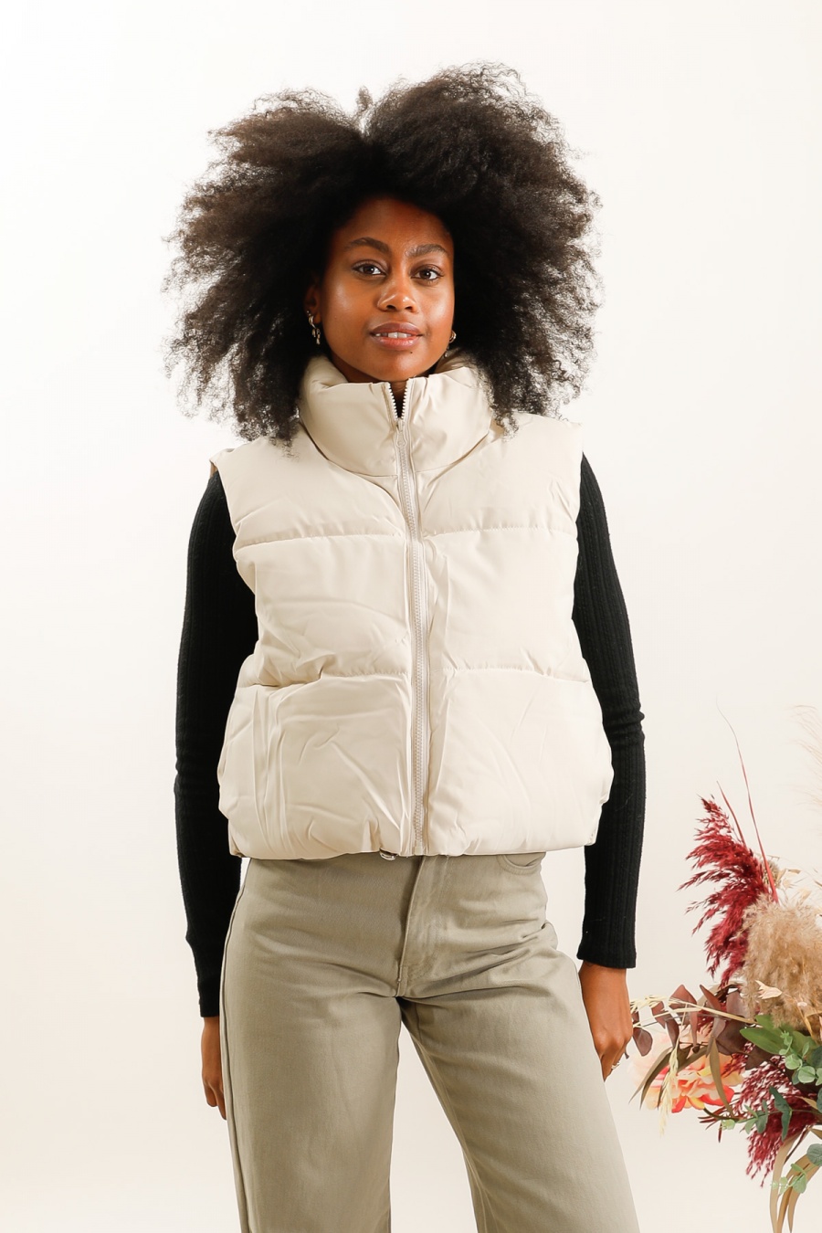 Doudounes Femme Kaki Ki & Love  CZ39230 #c Efashion Paris