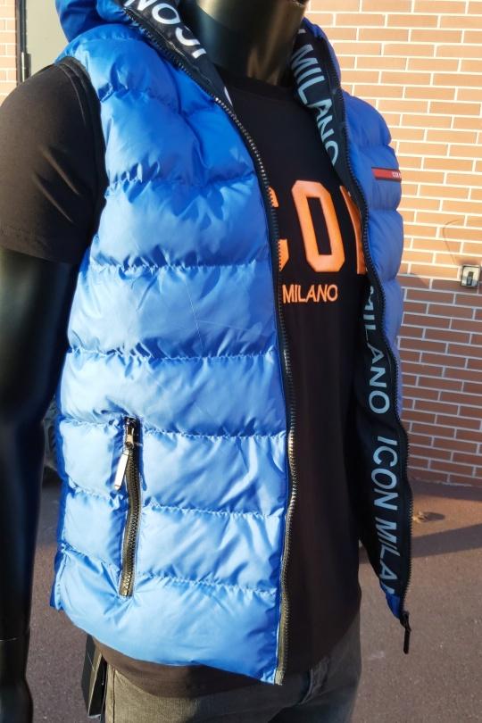 Chaquetas de plumón Hombre Black VENTIUNO DOUDOUNE ICONE GILET CODE 6001 Efashion Paris