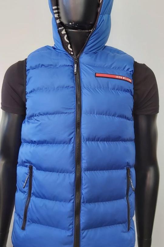 Chaquetas de plumón Hombre Black VENTIUNO DOUDOUNE ICONE GILET CODE 6001 Efashion Paris
