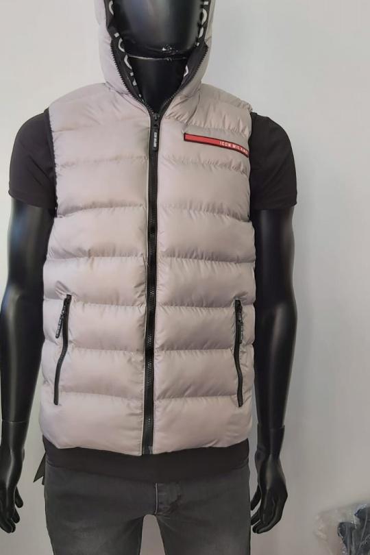 Chaquetas de plumón Hombre Black VENTIUNO DOUDOUNE ICONE GILET CODE 6001 Efashion Paris