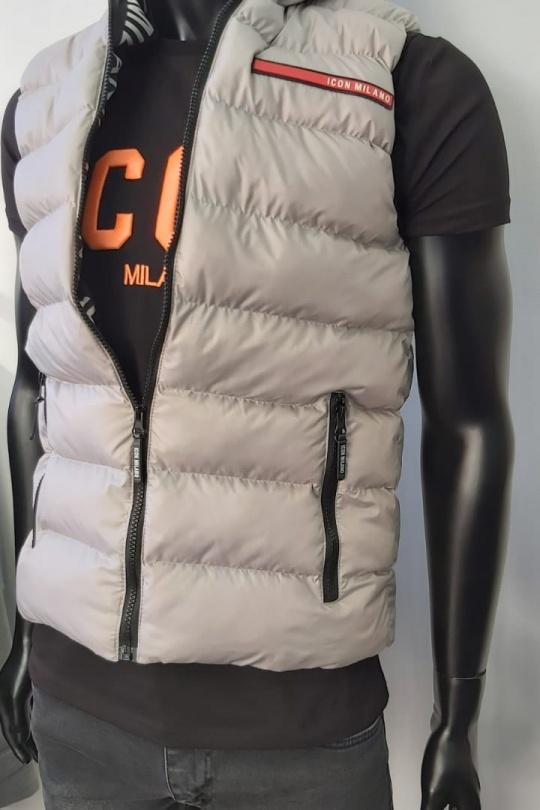 Chaquetas de plumón Hombre Black VENTIUNO DOUDOUNE ICONE GILET CODE 6001 Efashion Paris