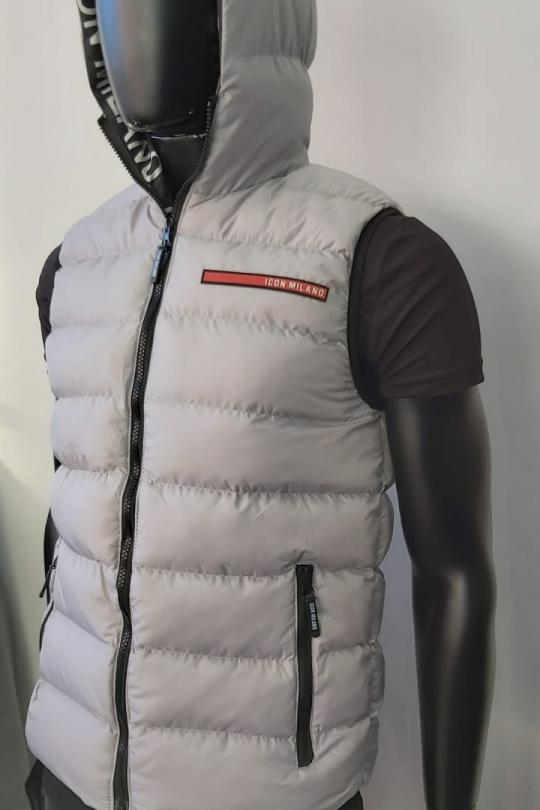 Chaquetas de plumón Hombre Black VENTIUNO DOUDOUNE ICONE GILET CODE 6001 Efashion Paris