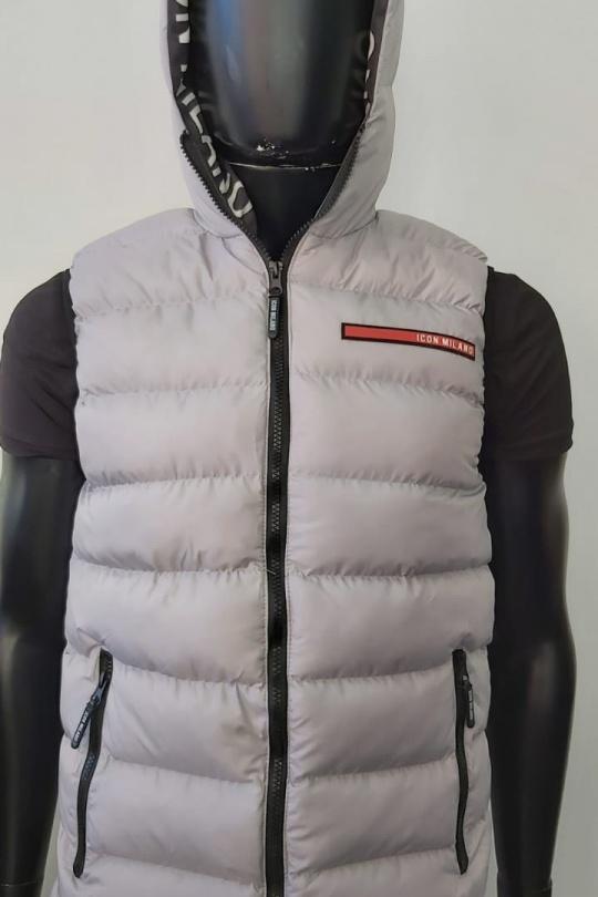Chaquetas de plumón Hombre Black VENTIUNO DOUDOUNE ICONE GILET CODE 6001 Efashion Paris