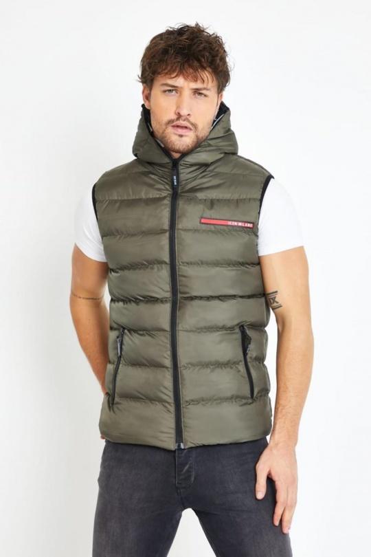 Chaquetas de plumón Hombre Black VENTIUNO DOUDOUNE ICONE GILET CODE 6001 Efashion Paris