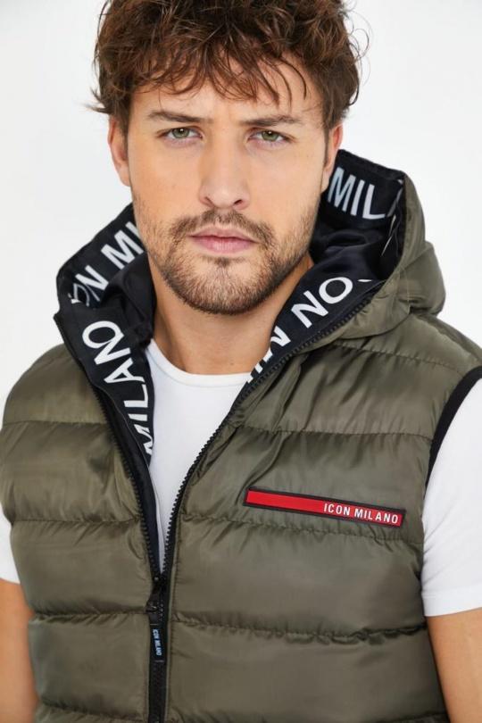 Chaquetas de plumón Hombre Black VENTIUNO DOUDOUNE ICONE GILET CODE 6001 Efashion Paris