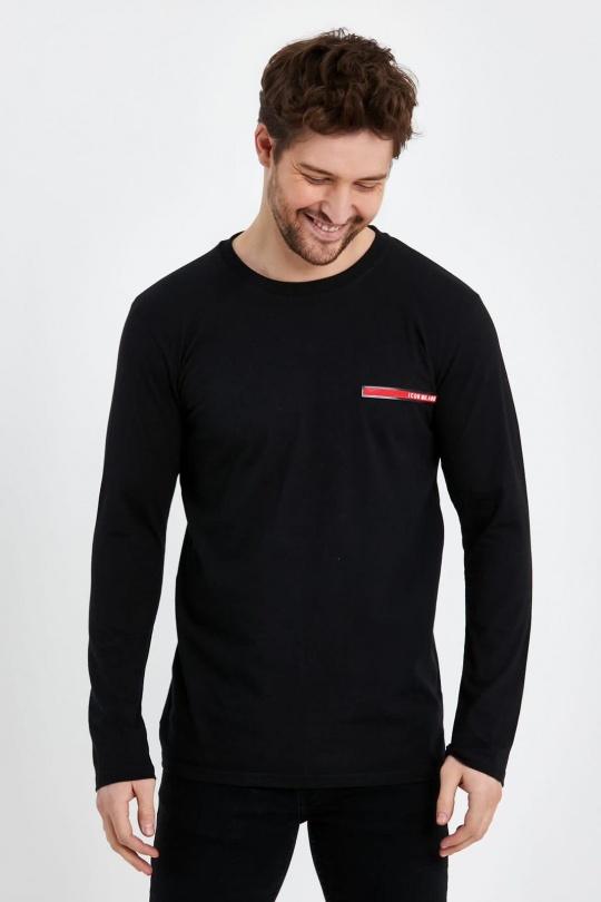 T-shirts Homme Blanc VENTIUNO T -SHIRT ICON MILANO LONGUES MANCHES CODE 720  Efashion Paris