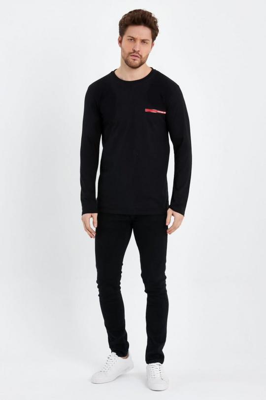 T-shirts Homme Blanc VENTIUNO T -SHIRT ICON MILANO LONGUES MANCHES CODE 720  Efashion Paris