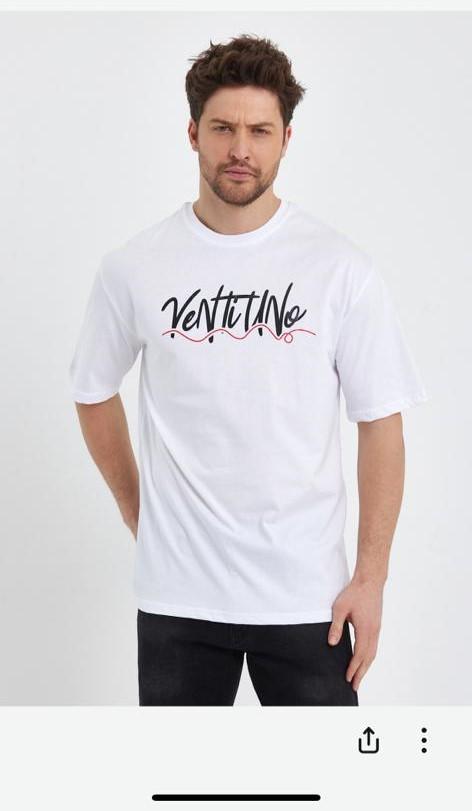 T-shirts Homme Blanc VENTIUNO T -SHIRT VENTIUNO CODE 727 #c Efashion Paris