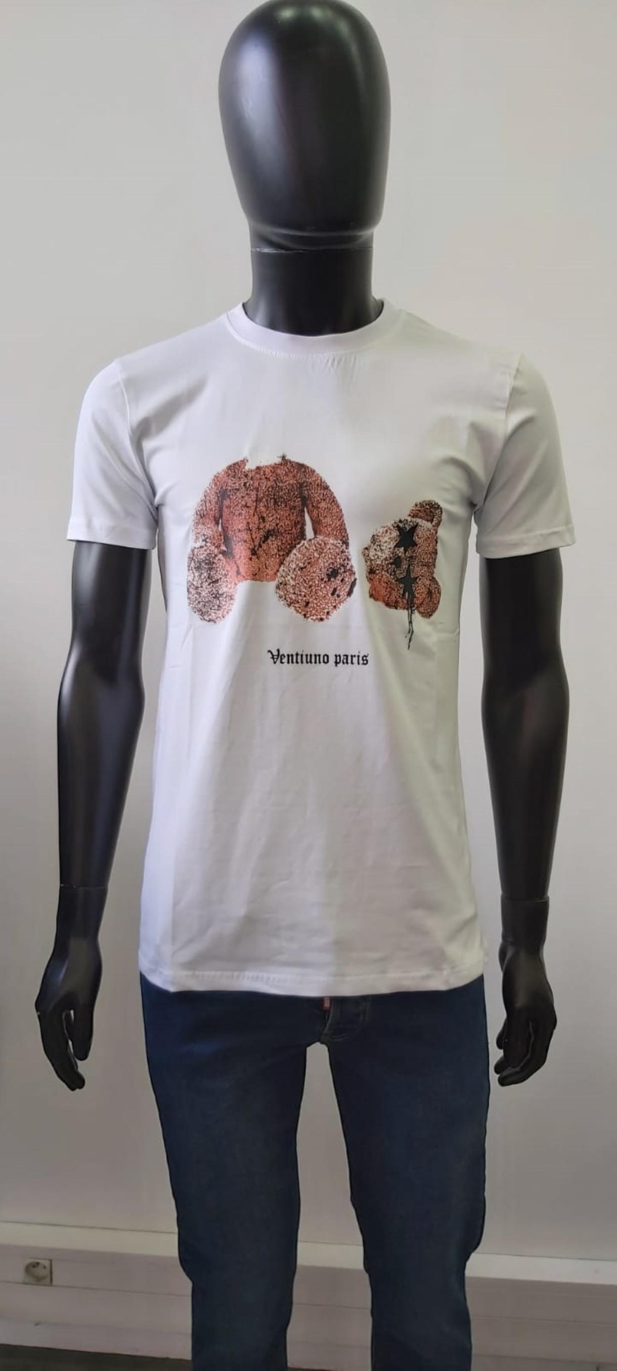 T-shirts Men White VENTIUNO T -SHIRT VENTIUNO CODE VEN 723 #c Efashion Paris