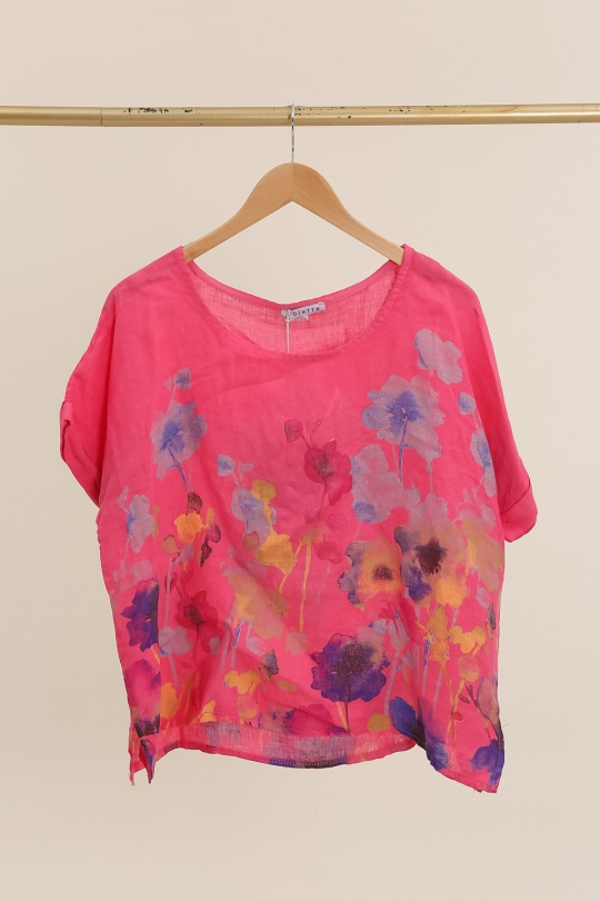 Blouses Women Fushia LA MAISON DES FIBRES NATURELLES 823310 Efashion Paris