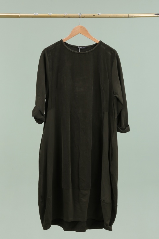 Robes longues Femme Kaki LA MAISON DES FIBRES NATURELLES 82084VELOURSFIN Efashion Paris