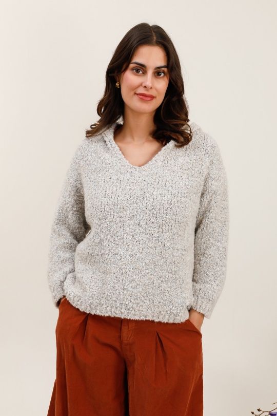 Pulls Femme Beige LA MAISON DES FIBRES NATURELLES 81598 Efashion Paris