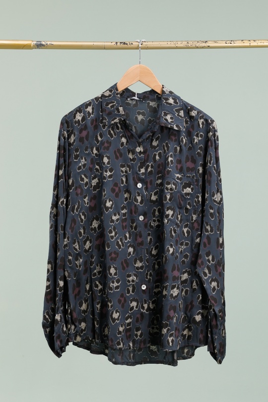 Shirts Women Charcoal grey LA MAISON DES FIBRES NATURELLES 820419 Efashion Paris