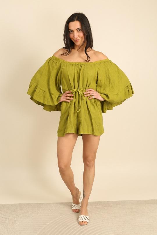 Combinaisons Femme Orange LA MAISON DES FIBRES NATURELLES 88197 Efashion Paris