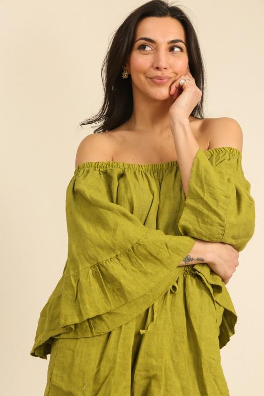 Combinaisons Femme Orange LA MAISON DES FIBRES NATURELLES 88197 Efashion Paris