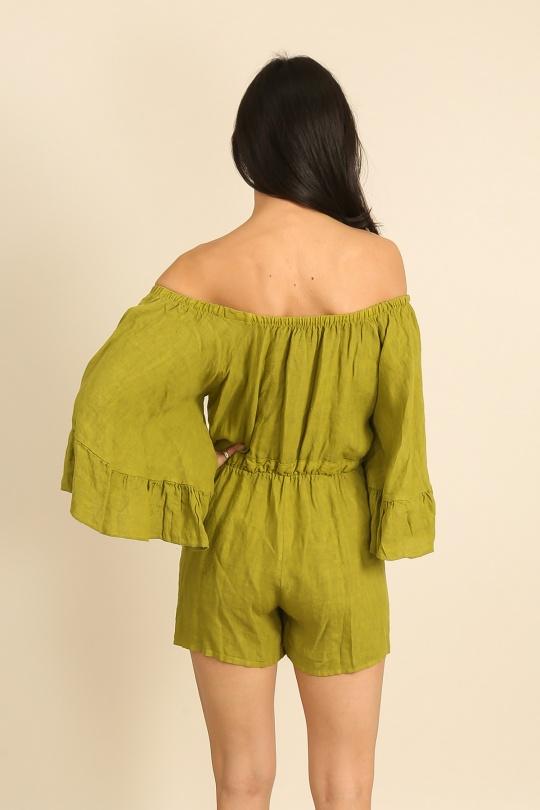 Combinaisons Femme Orange LA MAISON DES FIBRES NATURELLES 88197 Efashion Paris