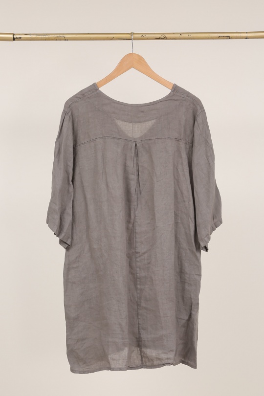 Tuniques Femme Beige LA MAISON DES FIBRES NATURELLES 10489 TUNIQUE EN LIN Efashion Paris