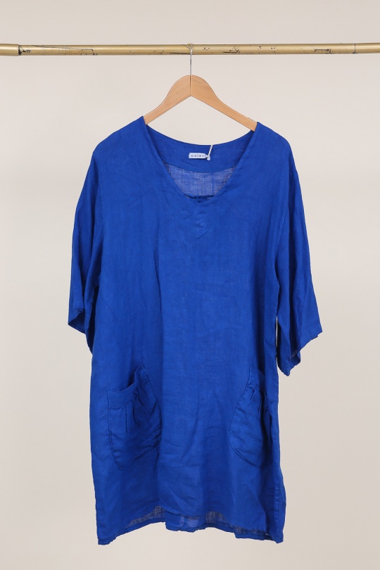 Tuniques Femme Beige LA MAISON DES FIBRES NATURELLES 10489 TUNIQUE EN LIN Efashion Paris