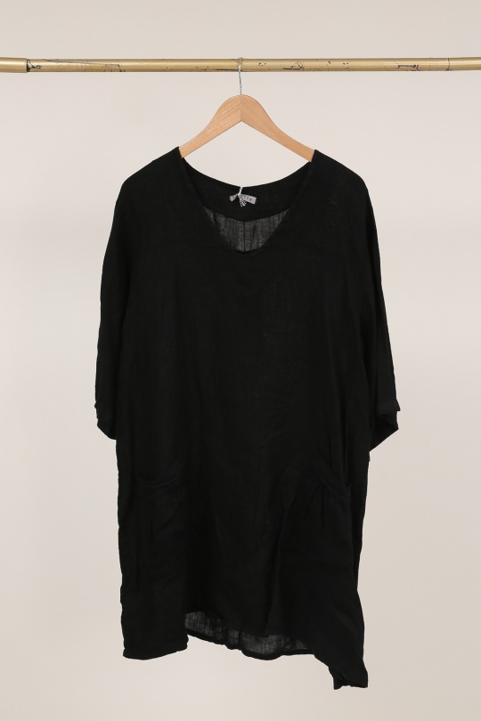 Tuniques Femme Beige LA MAISON DES FIBRES NATURELLES 10489 TUNIQUE EN LIN Efashion Paris