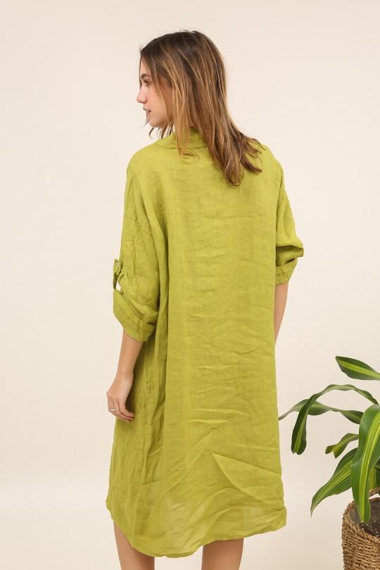 Robes longues Femme Bleu azur LA MAISON DES FIBRES NATURELLES 26360 Efashion Paris