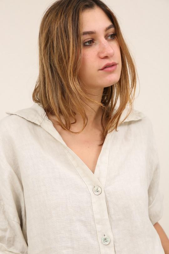 Chemises Femme Beige LA MAISON DES FIBRES NATURELLES 83737 Efashion Paris