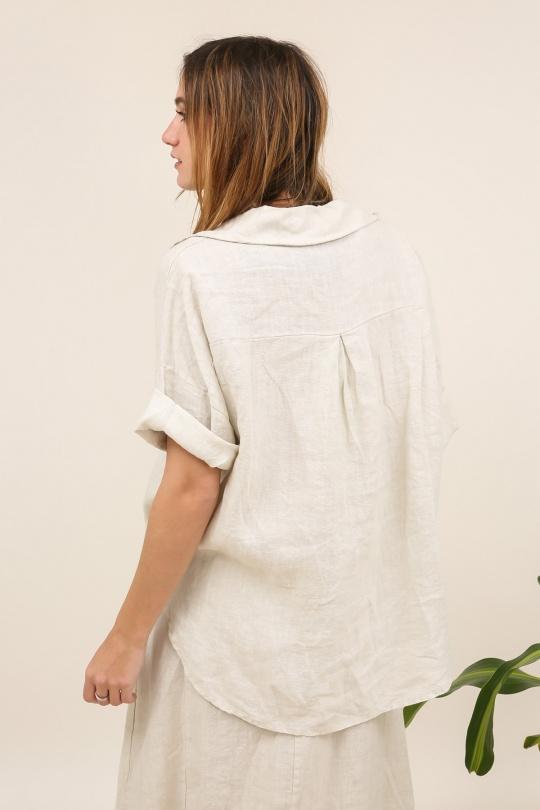 Chemises Femme Beige LA MAISON DES FIBRES NATURELLES 83737 Efashion Paris