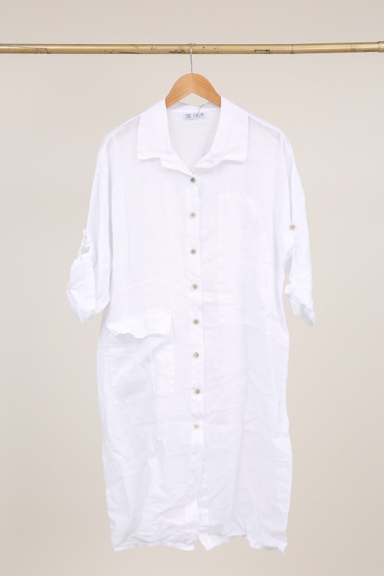 Robes longues Femme Bleu azur LA MAISON DES FIBRES NATURELLES 26360 Efashion Paris